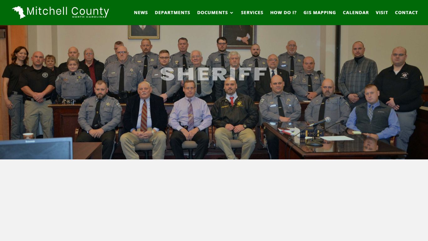 Sheriff - Mitchell County, North Carolina